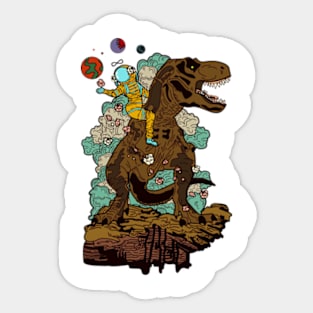 DINOSAUR STRENGTH TAROT Sticker